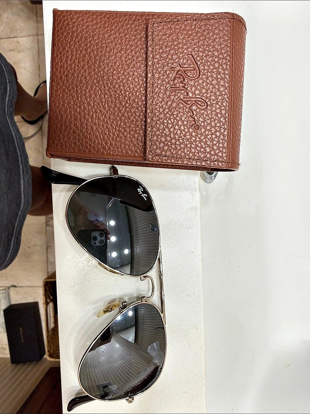 Ray-Ban Outdoorsman Aviator Sunglasses Aviator Sunglasses foldable